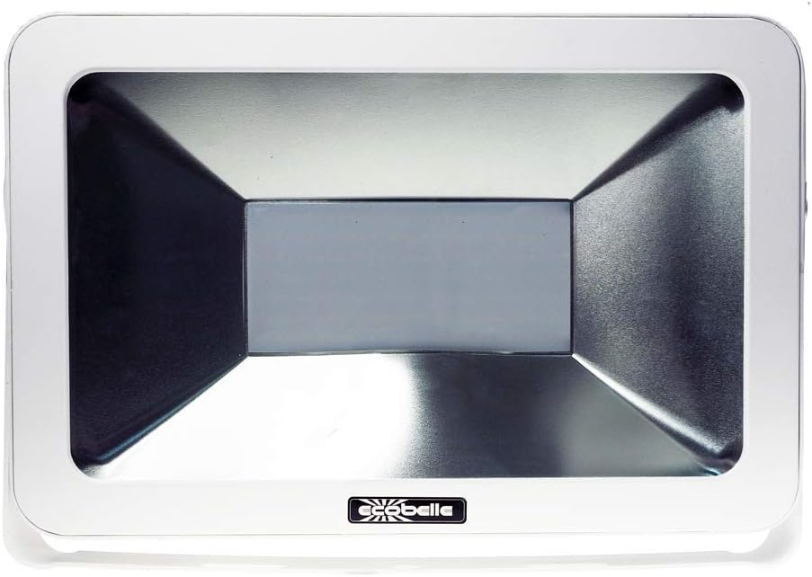 ECOBELLE® 1x LED Outdoor Flood Light 150W 14500 Lumen (Equal to 900W) Very Slim IP65 Cool White 4000k with LED Cover Protector Anti Glare [Energy Class A+]