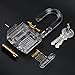 Educational Toys DIY Clear Demonstration & Practice Padlock Easy Assembly and Disassembly