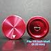 Riverstone Audio - Pair (2 PCS, Red) Potentiometer Knobs - For 1/4 inch dia. Shaft - Solid Aluminum - CNC Machined, 25mm dia. x 15mm height, Volume Control Knob - Anodized Finish RED, 1/4 inch shaft