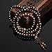 Cat Eye Jewels 108 Buddhist Prayer Beads Bracelet Meditation Mala Beads Bracelet Necklace Cognac