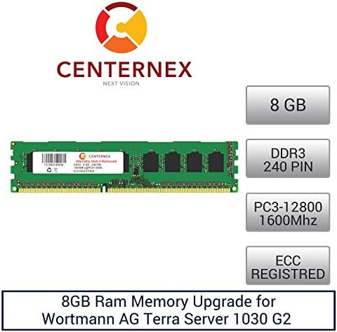 8GB RAM Memory for Wortmann AG Terra Server 1030 G2 (1100884) (DDR312800 ECC) Server Memory &amp; Workstation Memory Upgrade by US Seller