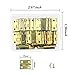 Aneco 60 Pieces Mini Brass Hinges Retro Butt Hinges with 240 Pieces Replacement Hinge Screws for Jewelry Chest Box Wood Cabinet