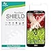 RinoGear Screen Protector for LG G2 Screen Protector Case Friendly Accessories Flexible Full Coverage Clear TPU Film
