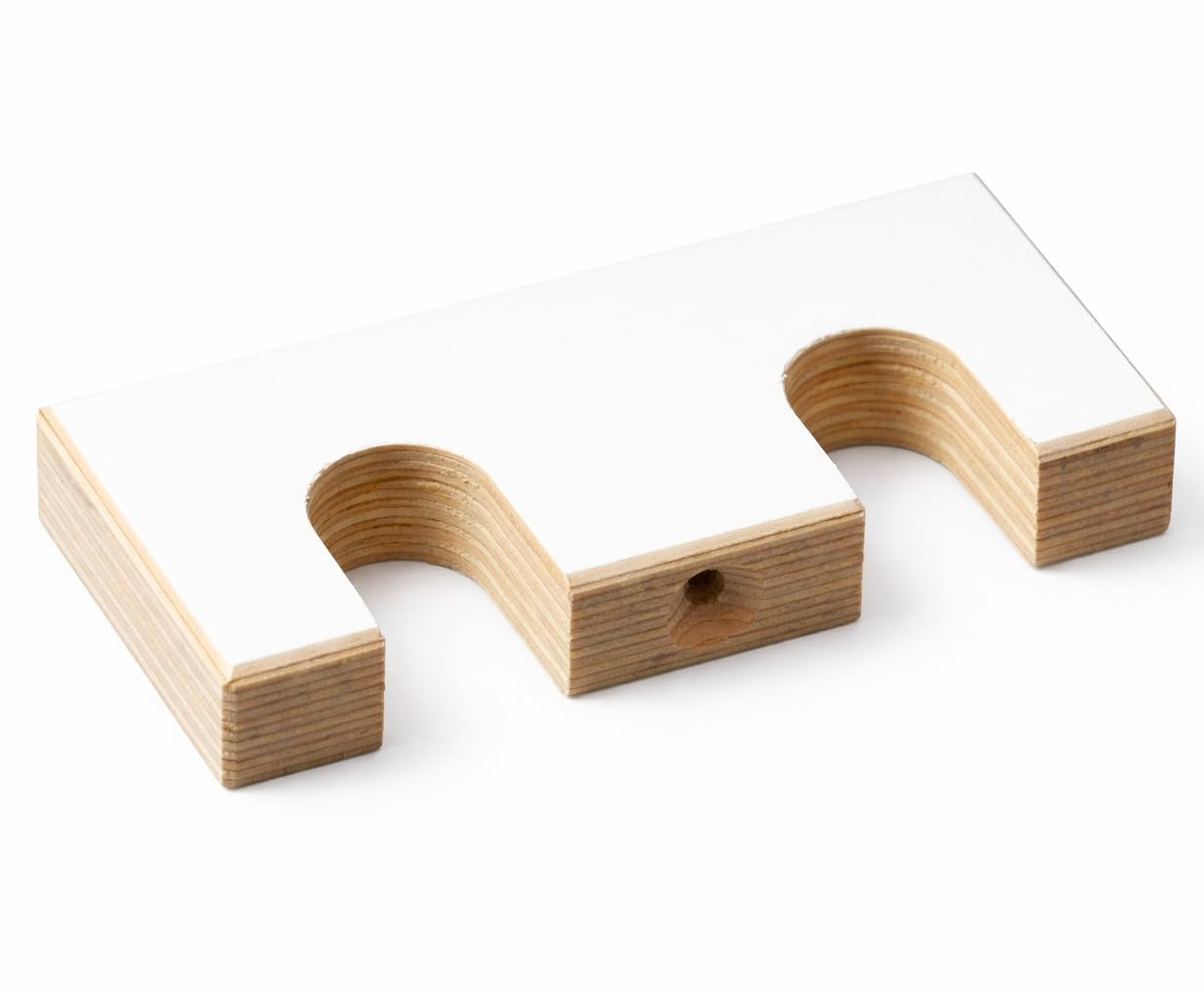 Clipboart Ski Pole Wall Mount - White - Max. Pole Diameter 20mm