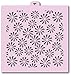 Cookie Stencil Set Basic N2, 6 pcs: Scales, droops, Houndstooth, Flowers, Shine, Caramel