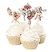 YunKo 24 Pcs Fairy Cupcake Toppers Fairy Cupcake Picks for Birthday Party Decorations