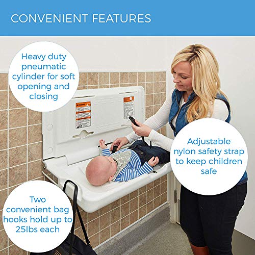ecr4kids wall mounted baby changing station