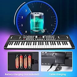 61 Keys Electronic Digital piano, portable Keyboard