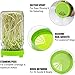 Plastic Sprouting Lids For Wide Mouth Mason Jars, BPA Free Plastic Been Screen-Grow Bean Sprouts, Alfalfa, Broccoli, Salad Sprouts etc, Easy Rinse & Drain, Maximum Air Flow-6 PACK
