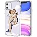 MOSNOVO for iPhone 11 Case, [Buffertech 6.6 ft Drop Impact] [Anti Peel Off] Clear Shockproof TPU Protective Bumper Phone Cases Cover with Angel Love Design for iPhone 11
