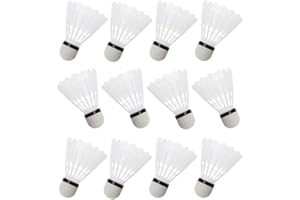 12pcs Outdoor Windproof Badminton Shuttlecocks Light Weight Training Shuttlecock for Indoor and Outdoor Light Weight Training