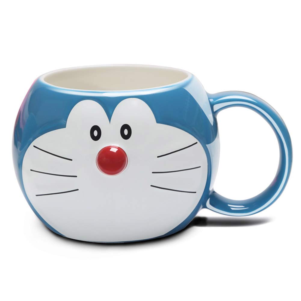 Doraemon Cartoon Ceramic Cup Mug, Water 
