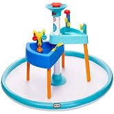 Little Tikes&reg; 3-in-1 Splash 'n Grow Outdoor Water Play Table with Accessories and Splash Pad for Kids, Children, Boys &amp; Girls 3+ Years
