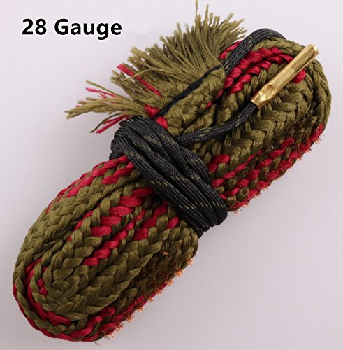 New Bore Cleaner 28 GA Gauge Gun Barrel Cleaning Rope Rifle/Pistol/Shotgun Brass Brush Cleaning Cord