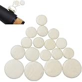 CCeCCe 17 Pack Clarinet Pads Set Replacement Bb Clarinet Pad 17 Keys Clarinet Padding for Bundy Clarinet Ebonite Bb Clarinets B Flat Clarinet Orchestra Musical Woodwind Instrument