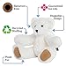 Vermont Teddy Bear Soft Cuddly Bear Stuffed Animals & Teddy, White, 15