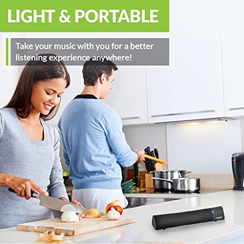 Avantree aptX Low Latency Portable Bluetooth 5.0 Speaker, Clear