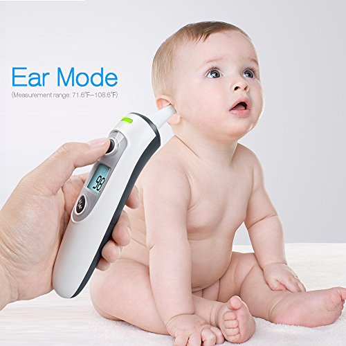 Elera Ear and Forehead Thermometer for Baby and Adult, Digital Accurate Infrared Fever Body Thermometer