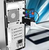 Yiany VGA to HDMI Adapter Converter 1080P Male to Female w/ Audio Cable for PC view 4