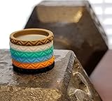 Learn Fit Fun WNDRNG Silicone Wedding Ring for Women Thin and Stackable Silicone Wedding Band (10, 6 Ring Set - Bronze, Pure White, Mint Green, Sky Blue, Aztec Orange, Flat Black)