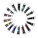Artellius Acrylic Paint SET (16 INDIVIDUAL COLORS) - Non Toxic Formula - Great for Kids, Beginners, & Professional Painters - Paints on Canvas, Nail Art, Ceramics, Fabric, Clay, & More!
