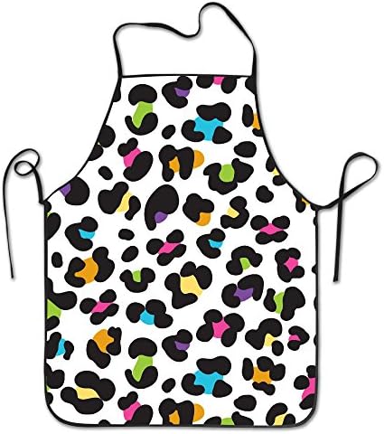 Colorful Spot Unisex Adjustable Kitchen Cooking Chef's Apron,Perfect For Cooking,Baking,Crafting