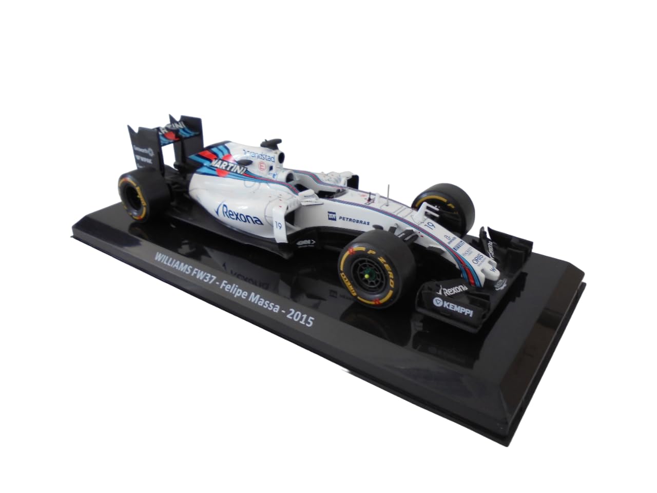 Photo 1 of - 1/24 Model car Formula 1 Compatible with Williams FW37#19 Felipe Massa 3rd Italy GP Formula 1 2015 - OR069