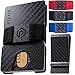 PIRNA Minimalist Wallet for Men & Carbon Fiber Money Clip - Slim Credit Card Holder - Front Pocket RFID Blocking Wallets