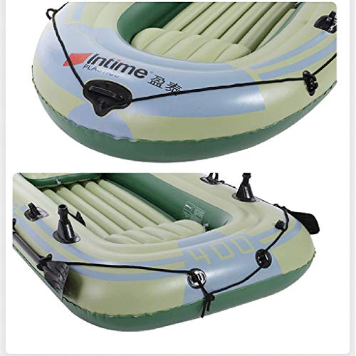 LDDLDG Faltkajak Erwachsene Gummi-Boot mit -Doppelte Schlauchboot Lifeboat Kajak Ruderboote Angeln Ventil (Color : Dark… – Bild 6