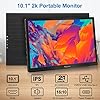 2K-Portable-Monitor-Prechen-101-Inch-QHD-2560x1600-Small-Monitor-IPS-Screen-with-HDMIUSB-CType-c-Interface-Mini-Monitor-Dual-Built-in-Speakers-Portable-Gaming-Monitor-for-PS3PS4XboxPCLaptop 2K Portable Monitor, Prechen 10.1 Inch QHD 2560x1600 Small Monitor IPS Screen with HDMI/USB-C/Type-c Interface, Mini…