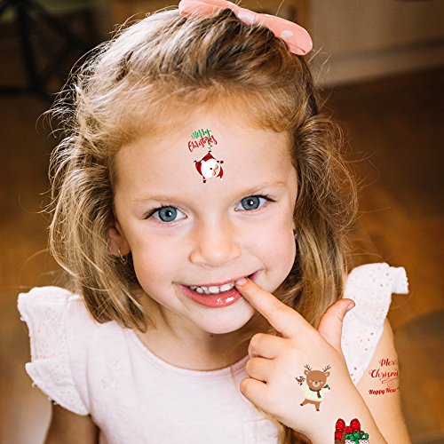 1 Christmas+Tattoos+Holiday+Temporary+Stickers