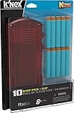 K'NEX K-Force - 10 Dart Pack and Clip - 11 Pieces - Ages 8+ - Engineering Educational Toy