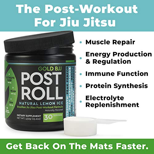 Gold BJJ PostRoll Jiu Jitsu Post Workout Supplement with EAA & BCAA