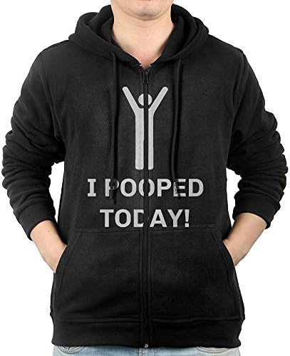 NHTRGB CherryBargains I Pooped Today Mens Unique Creepypasta Zipper First Quality Hoodie
