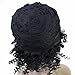 Natural Black Afro Wig Kinky Curly Short Hair Wigs For Black Women Cheap Wigs for African American Wigs with Free Wig Cap