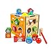 GEDIAO Pounding Bench Wooden Toy with Mallet Shape Sorter for Toddlers (Developmental Toy)