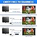TV Antenna Indoor Digital HDTV Freeview 4K HD VHF UHF for Local Channels 130 Miles with Signal Amplifier for All Television 16.4 ft Cable