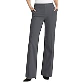 SEMARO Womens High Waist Dress Pants Business Casual Work Office Pants Wide Leg Stretchy Lounge Trousers