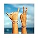 4Ocean Bracelet with Charm Made from 100% Recycled Material Upcycled Jewelry (Teal)