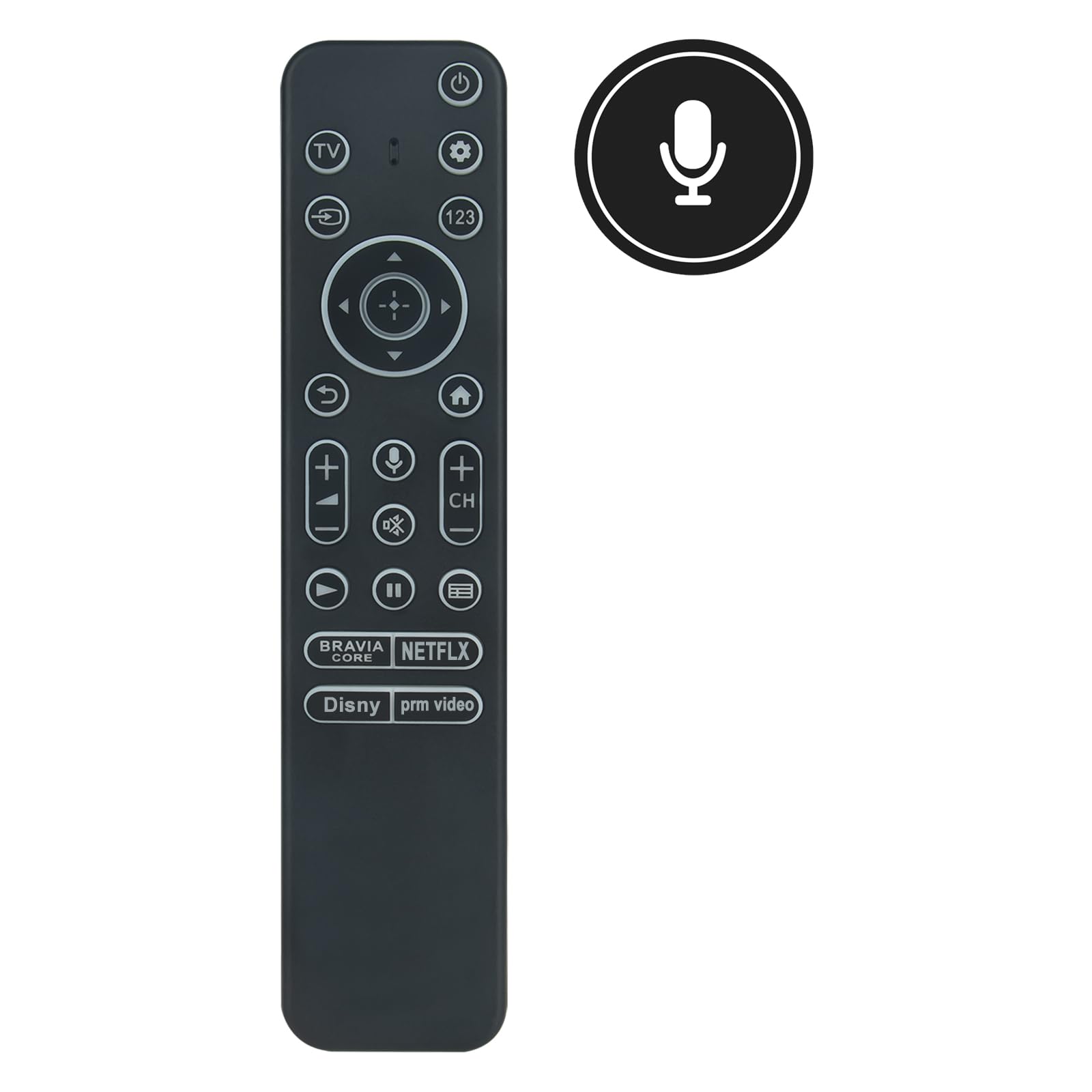 RMF-TX900U Remote Replace for SONY KD-43X72K KD-43X81K KD-43X82K KD-43X85K KD-55X80K KD-75X80CK KD-75X85K KD-85X89K XR-48A90K XR-50X90S XR-50X94S XR-55A75K XR-55A80K XR-65A75K XR85X95K XR75Z9K XR85Z9K