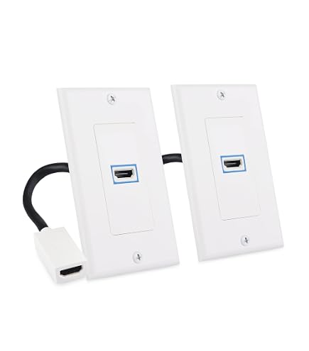 Transmetteur Mural Kramer WP-871XR/US(W/B) – 4K HDR HDMI Avec Alimentation Via Câble (PoC), Pour Installation Pro