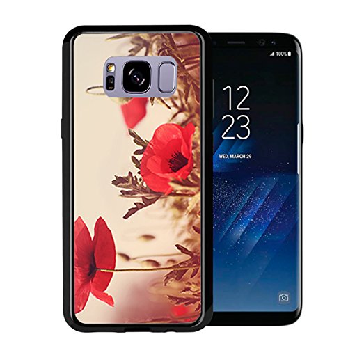 Vintage Poppy Field Water Colors for Samsung Galaxy S8 Plus + 2017 Case Cover by Atomic Market