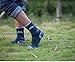 innotree 3 Pack Men's Merino Wool Hiking Socks, Full Cushioned Hiking Walking Socks Moisture Wicking Quarter Crew Socks