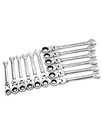 GearWrench SAE 16 Piezas, Set de llaves métricas, con cabeza flexible y varias combinaciones.