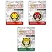 Funko POP Marvel Comics Pin Deadpool - Iron Man - Loki - 3pc set