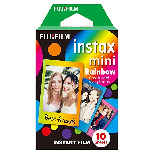 Fujifilm Instax Mini Rainbow Film 10 poses