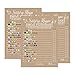 25 Rustic Emoji Nursery Rhyme Baby Shower Game Party Ideas For Pictionary Quiz, Boys Girls Kids Men Women and Couples, Cute Classic Bundle Pack Set Gender Neutral Unisex Fun Coed Guessing Card primary