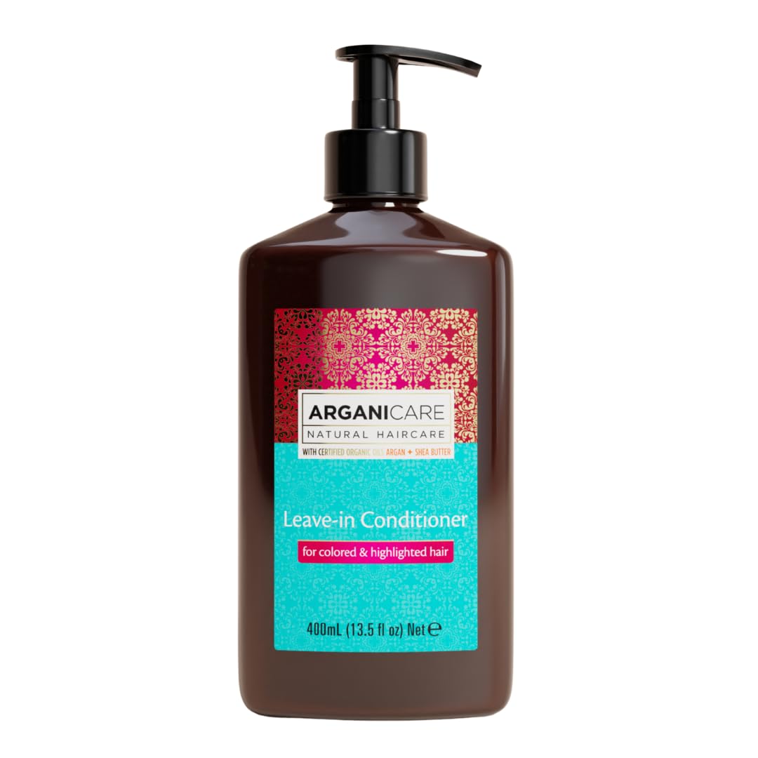 ARGANICARE| Argan Oil Leave-In Conditioner | Coloured & Highlighted Hair | Colour Care Support | Shine & Smoothness | 400 ml