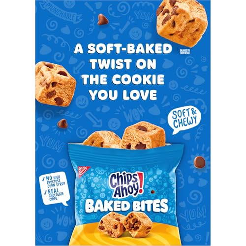 CHIPS AHOY! BAKED BITES, BLONDIE, 5 – 1.5 OZ SNACK PACKS (5 BITES PER PACK)