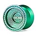 Lidodo YOYO Professional, Newest Design with Silver Acid Aluminum Alloy High Speed Professional Unresponsive Yoyo Balls,Ball Bearing Trick Yo-yo,Pro yoyo (Green)